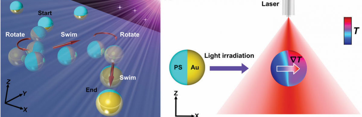 Opto-Thermoelectric Microswimmers — figure 1 of 2